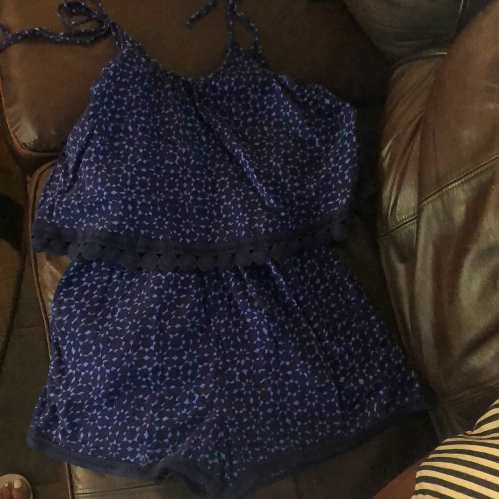 Dark blue and light blue jumpsuit for 10 or 12 years old